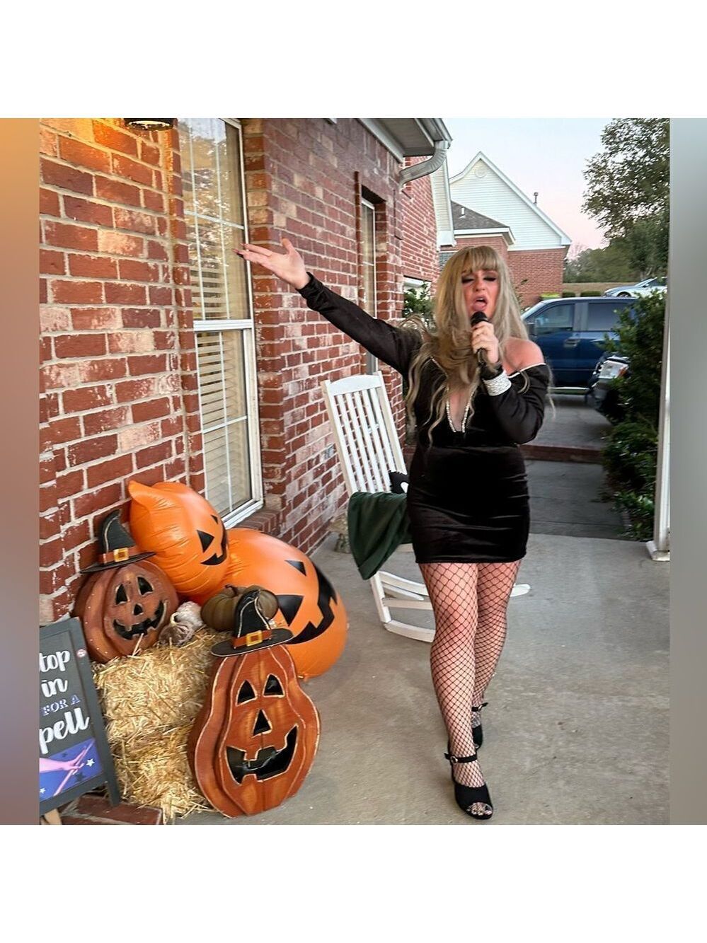 BLACK VELVET rhinestone long sleeve off shoulder mini dress - Picture 15 of 16